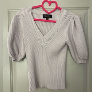 Puff Sleeve Knit Top